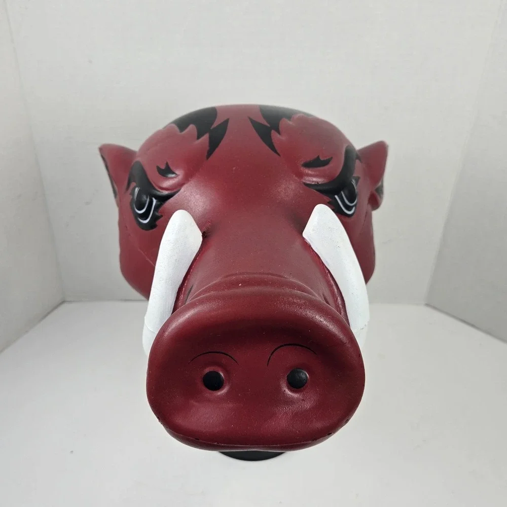 Vtg Arkansas Razorbacks FOAMHEADS Foam Hog Head Hat Woo Pig Sooie Fan Gear HTF!